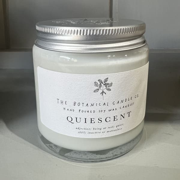 Hand Poured Soy Wax Candle - Quiescent