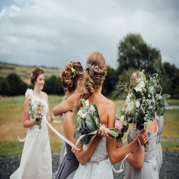 This Classic Hand Tied Bouquet is a Firm Favourite amongst our Brides.